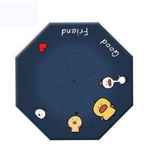 Planet Gates 100004777 Design Folding Automatic Girl Umbrella For Women Anti-UV Lovely Rainy Umbrella Cartoon Cute Bear Animal Umbrella YD200049