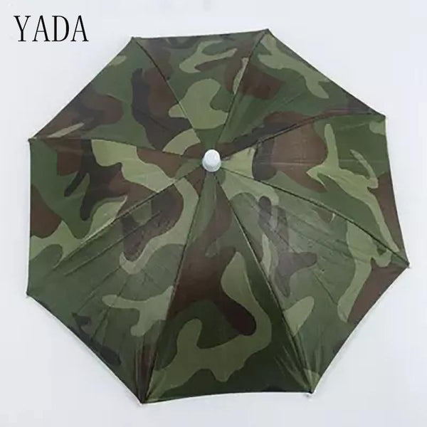 Planet Gates 100004777 Digital Camo Fishing Hiking Cap Umbrella Rain Women Uv Umbrella For Womens Outdoor Fold Head Umbrellas YS0017