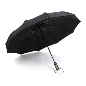 Planet Gates 100004777 Double BLACK Umbrella Rain Women Automatic Sunny And Rainy Umbrella Car For Womens Windproof Folding Umbrellas YS028