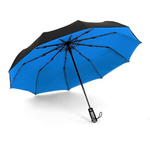 Planet Gates 100004777 Double BLUE Umbrella Rain Women Automatic Sunny And Rainy Umbrella Car For Womens Windproof Folding Umbrellas YS028