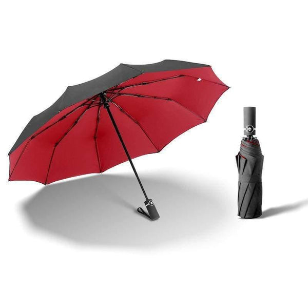 Planet Gates 100004777 Double layer Luxury Windproof Folding Automatic Blue Sky&White Clouds Umbrella For Women Men UV Auto Sun Rainy Umbrella Female YD063