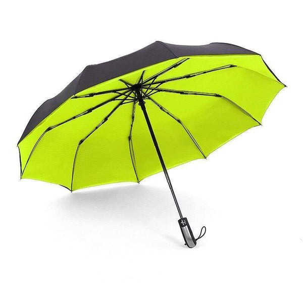 Planet Gates 100004777 Double YELLOW Umbrella Rain Women Automatic Sunny And Rainy Umbrella Car For Womens Windproof Folding Umbrellas YS028