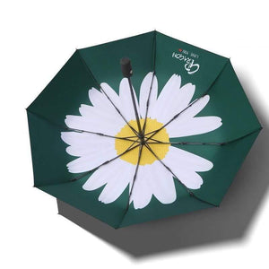 Planet Gates 100004777 Fashion Daisy Flower Automatic Umbrellas Windproof Folding Rainy Umbrellas For Women UV Foldable Umbrella Parasol YD200079