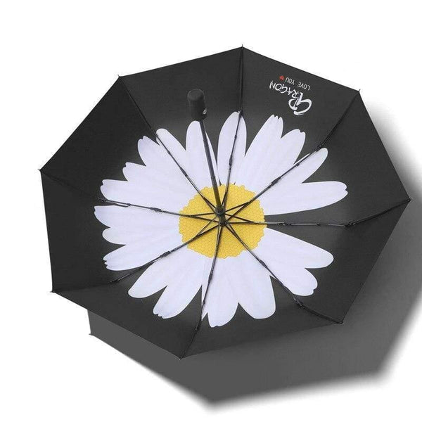 Planet Gates 100004777 Fashion Daisy Flower Automatic Umbrellas Windproof Folding Rainy Umbrellas For Women UV Foldable Umbrella Parasol YD200079