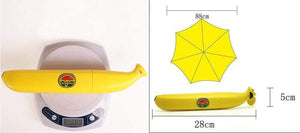 Planet Gates 100004777 Fashion Mini Banana Umbrella Parasol Rainy Creative Fruit Folding Umbrellas For Women Men UV Windproof Umbrellas YD200027