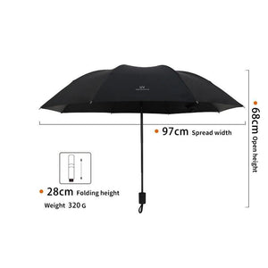 Planet Gates 100004777 Fashion Three-folding Umbrella Rain Ladies Gifts Men's Mini Pocket Parasols Girls UV Protection Waterproof Portable Travel Umbre
