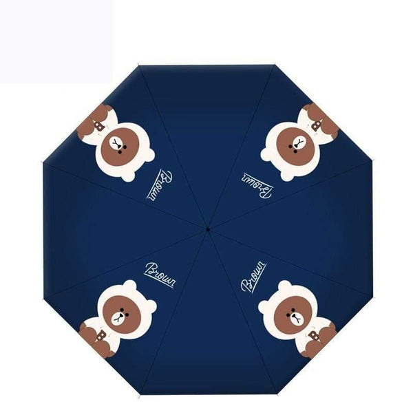 Planet Gates 100004777 Folding Automatic Cartoon Cat Umbrella For Women UV Rainproof Umbrella Parasol Rain Sun Cartoon Animal Umbrellas YD200053