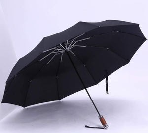 Planet Gates 100004777 Genuine Brand Large Folding Umbrella Rain 1.2 Meters Business Men Automatic Umbrellas Windproof Male Parasol Dark Blue And Black