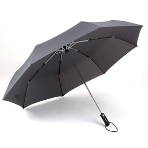 Planet Gates 100004777 Gray Folding Umbrella Rain 1.2 Meters Business Men Automatic Umbrellas Windproof Male Parasol Dark Blue And Black
