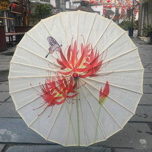 Planet Gates 100004777 lilac Silk Women Umbrella Japanese Cherry Blossoms Silk  Ancient Dance Umbrella Decorative Umbrella Chinese Style Oil Paper Umbrella