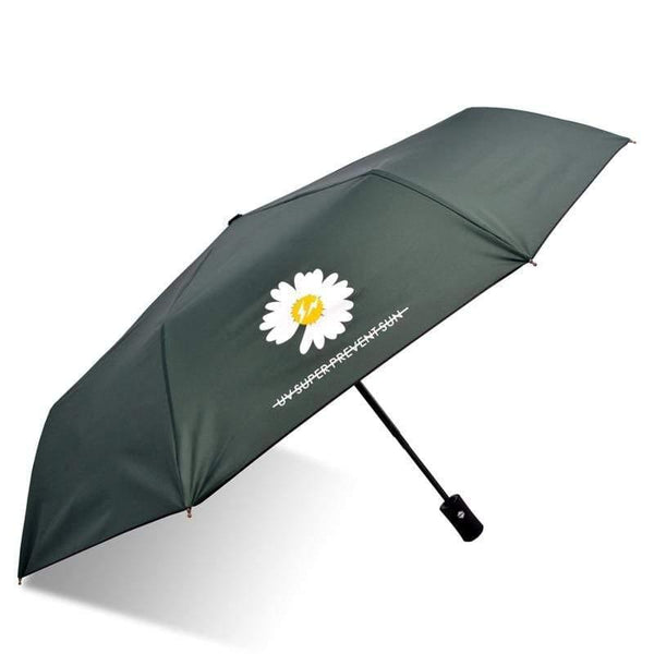Planet Gates 100004777 Little Daisies Flowers Automatic Umbrella For Women Folding Princess Umbrellas Floral Waterproof Anti-UV Umbrella YS200041