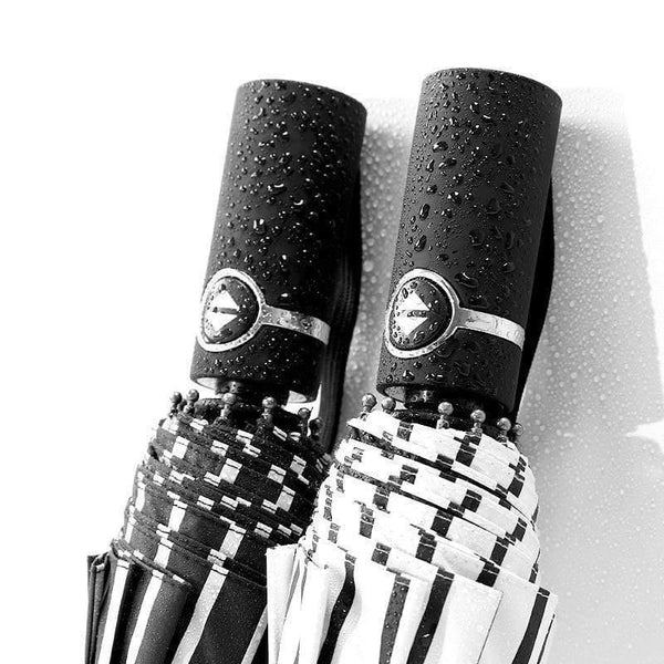 Planet Gates 100004777 Luxury Windproof Folding Automatic Blue Sky&White Clouds Umbrella For Women Men UV Auto Sun Rainy Umbrella Female YD063