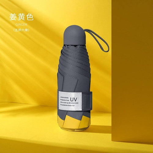 Planet Gates 100004777 Manual 6 Ribs-10 8 Ribs Mini Umbrella Windproof Anti-UV Protection 5Folding Umbrella Portable Travel Rain Women Umbrella Pocket Children Umbrella