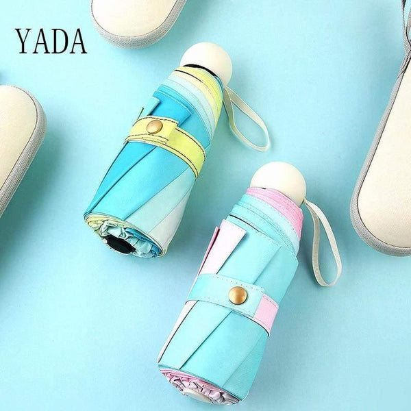 Planet Gates 100004777 Mini Pocket Gradient Umbrellas Parasol Folding Men Umbrellas Rain For Womens UV Windproof Umbrella YS200003