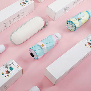 Planet Gates 100004777 Mini Pocket Gradient Umbrellas Parasol Folding Men Umbrellas Rain For Womens UV Windproof Umbrella YS200003