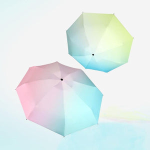 Planet Gates 100004777 Mini Pocket Gradient Umbrellas Parasol Folding Men Umbrellas Rain For Womens UV Windproof Umbrella YS200003