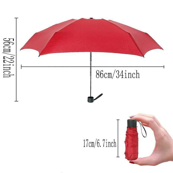 Planet Gates 100004777 Mini Pocket Umbrella Women UV Small Umbrellas 180g Rain Women Waterproof Men Sun Parasol Convenient Girls Travel Parapluie Kid