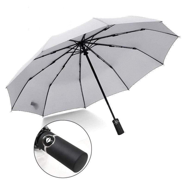 Planet Gates 100004777 navy-175 Luxury Windproof Folding Automatic Blue Sky&White Clouds Umbrella For Women Men UV Auto Sun Rainy Umbrella Female YD063