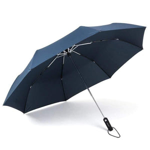 Planet Gates 100004777 Navy Folding Umbrella Rain 1.2 Meters Business Men Automatic Umbrellas Windproof Male Parasol Dark Blue And Black