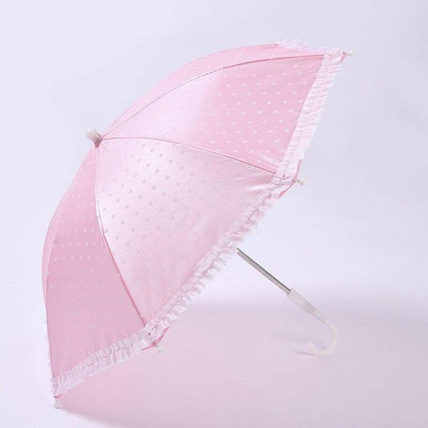 Planet Gates 100004777 pink Cartoon Dot Lace Toy Umbrella Decorations Foldable Hands Rainbow Folding&Waterproof Multicolor Hat Cap YD126