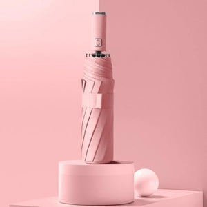 Planet Gates 100004777 pink Umbrella Automatic Umbrella  Black Plastic Color Three-fold Umbrella Women's Umbrella Men's Rain Umbrella Folding Big Sun