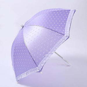 Planet Gates 100004777 purple Cartoon Dot Lace Toy Umbrella Decorations Foldable Hands Rainbow Folding&Waterproof Multicolor Hat Cap YD126