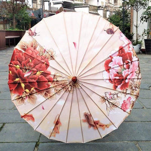 Planet Gates 100004777 q poney Silk Women Umbrella Japanese Cherry Blossoms Silk  Ancient Dance Umbrella Decorative Umbrella Chinese Style Oil Paper Umbrella
