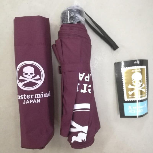 Planet Gates 100004777 RED Black Skull High Quality Designer DIY Personality Umbrella Rain Men Umbrella Car For Mens Windproof Folding Umbrellas YS366