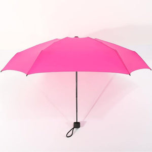 Planet Gates 100004777 Rose red Mini Pocket Umbrella Women UV Small Umbrellas 180g Rain Women Waterproof Men Sun Parasol Convenient Girls Travel Parapluie Kid