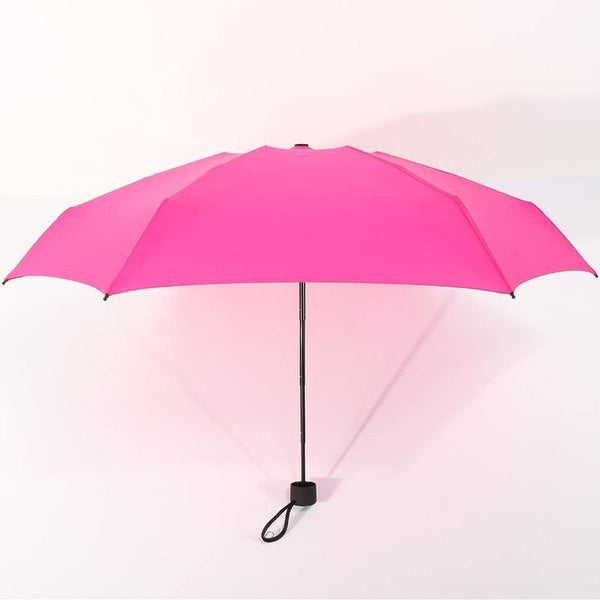 Planet Gates 100004777 Rose red Mini Pocket Umbrella Women UV Small Umbrellas 180g Rain Women Waterproof Men Sun Parasol Convenient Girls Travel Parapluie Kid