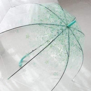 Planet Gates 100004777 SakuraGreen Transparent Bird Cage Umbrella Cartoon Building Umbrellas Semi Automatic Apollo City Umbrella Long Handle Kids Umbrellas