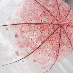 Planet Gates 100004777 SakuraPink Transparent Bird Cage Umbrella Cartoon Building Umbrellas Semi Automatic Apollo City Umbrella Long Handle Kids Umbrellas