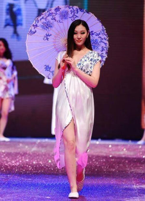 Planet Gates 100004777 Silk Women Umbrella Japanese Cherry Blossoms Silk  Ancient Dance Umbrella Decorative Umbrella Chinese Style Oil Paper Umbrella