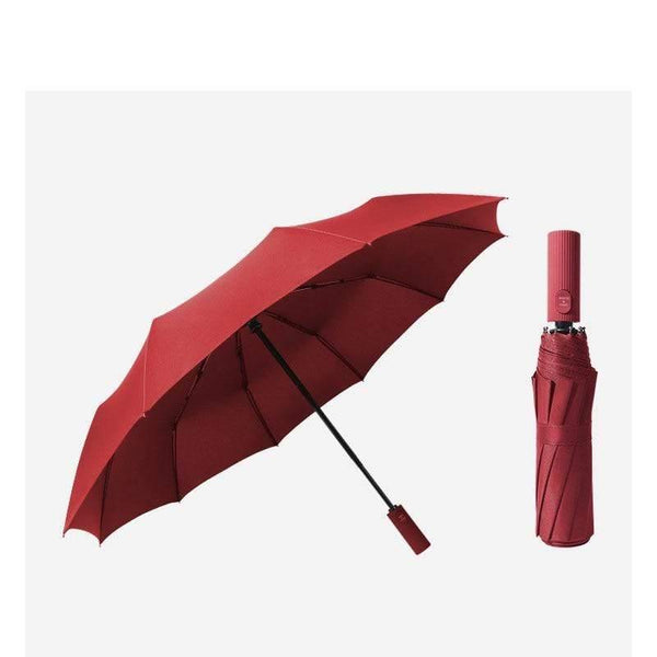 Planet Gates 100004777 Solid Color Double Automatic Umbrella Rain Sunny&Rainy Business Umbrella For Women Windproof Folding Umbrellas YS200046