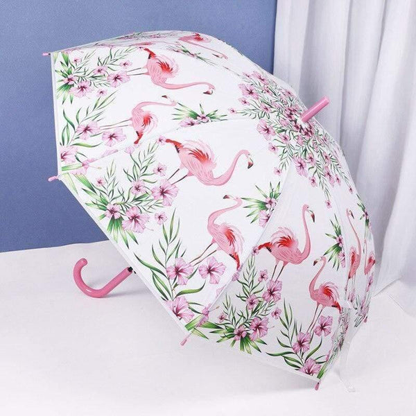 Planet Gates 100004777 Transparent Bird Cage Umbrella Cartoon Building Umbrellas Semi Automatic Apollo City Umbrella Long Handle Kids Umbrellas