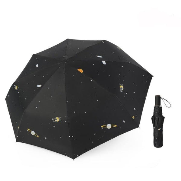 Planet Gates 100004777 Umbrella Fold Rainy Stellar Planet Umbrella UV Rainproof Sun Parasol Umbrellas Female YD237