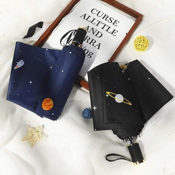 Planet Gates 100004777 Umbrella Fold Rainy Stellar Planet Umbrella UV Rainproof Sun Parasol Umbrellas Female YD237