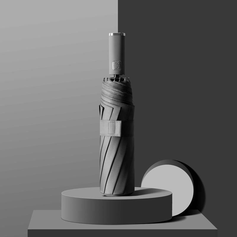 Planet Gates 100004777 Windproof Double Automatic 3 Folding Umbrella Female Male 10K Car Luxury Large Parasol Rain Women Men Business Strong Umbrellas