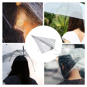 Planet Gates 100004777 Windproof Fashion Transparent Clear Automatic Umbrella Parasol For Wedding Party Favor Stand Inside Out Rain Protecting