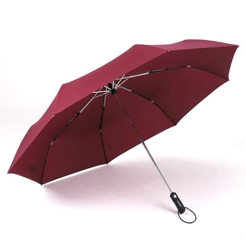 Planet Gates 100004777 Wine red Folding Umbrella Rain 1.2 Meters Business Men Automatic Umbrellas Windproof Male Parasol Dark Blue And Black