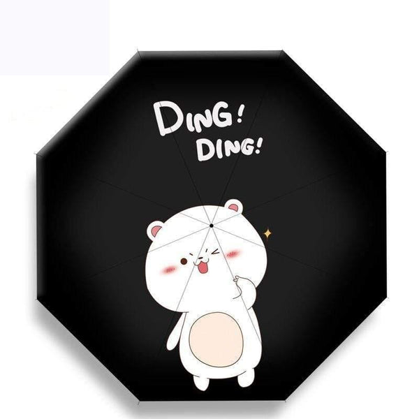 Planet Gates 100004777 YD200049MT4 Design Folding Automatic Girl Umbrella For Women Anti-UV Lovely Rainy Umbrella Cartoon Cute Bear Animal Umbrella YD200049