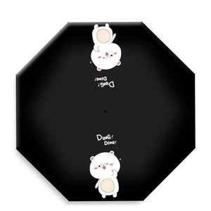 Planet Gates 100004777 YD200051MT2 Folding Automatic Cartoon Cat Umbrella For Women UV Rainproof Umbrella Parasol Rain Sun Cartoon Animal Umbrellas YD200053