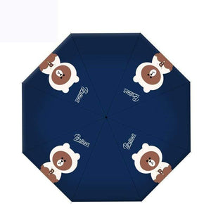 Planet Gates 100004777 YD200051MT4 Folding Automatic Cartoon Cat Umbrella For Women UV Rainproof Umbrella Parasol Rain Sun Cartoon Animal Umbrellas YD200053