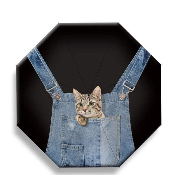 Planet Gates 100004777 YD200051MT5 Folding Automatic Cartoon Cat Umbrella For Women UV Rainproof Umbrella Parasol Rain Sun Cartoon Animal Umbrellas YD200053