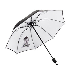 Planet Gates 100004777 YD200068MT2 Design Big Face Cat Umbrella For Women Men Anti-UV Lovely Cartoon Dog Umbrellas Folding Rainy Umbrella Gift YD200068