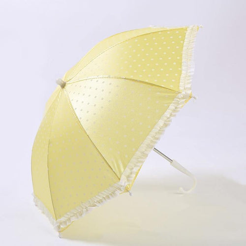 Planet Gates 100004777 yellow Cartoon Dot Lace Toy Umbrella Decorations Foldable Hands Rainbow Folding&Waterproof Multicolor Hat Cap YD126