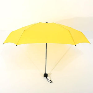 Planet Gates 100004777 Yellow Mini Pocket Umbrella Women UV Small Umbrellas 180g Rain Women Waterproof Men Sun Parasol Convenient Girls Travel Parapluie Kid