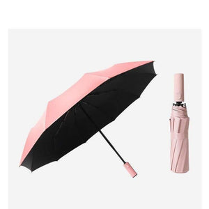 Planet Gates 100004777 YS200045PK Solid Color Double Automatic Umbrella Rain Sunny&Rainy Business Umbrella For Women Windproof Folding Umbrellas YS200046