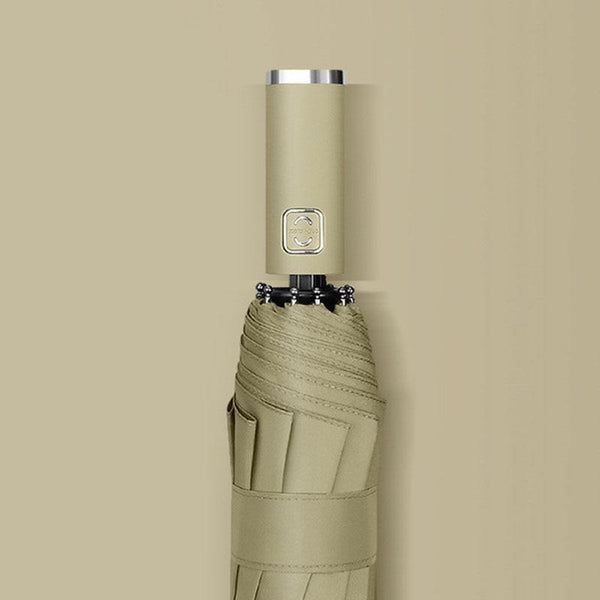 Planet Gates 100004777 YS200047GY 10K Solid Color Automatic Umbrella Parasol Sunny&Rainy Business Umbrella For Women Windproof Folding Umbrellas YS200047