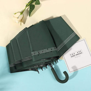 Planet Gates 100004777 YS200049GN Fashion Black&white Dot Umbrella Rain Women Uv Hook U-shape Curved Handle Umbrella For Women Windproof Umbrellas YS200052